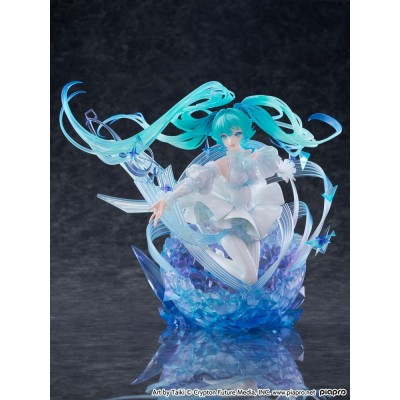 HATSUNE MIKU - Hatsune Miku Crystal Dress Ver. 1/7 CyberZ PVC Figure 22 cm