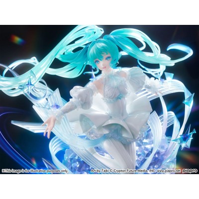 HATSUNE MIKU - Hatsune Miku Crystal Dress Ver. 1/7 CyberZ PVC Figure 22 cm