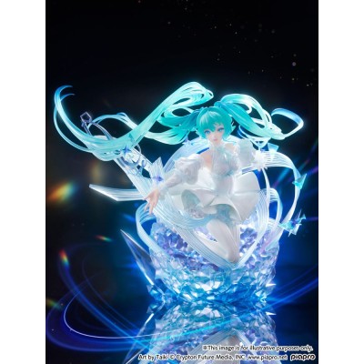 HATSUNE MIKU - Hatsune Miku Crystal Dress Ver. 1/7 CyberZ PVC Figure 22 cm
