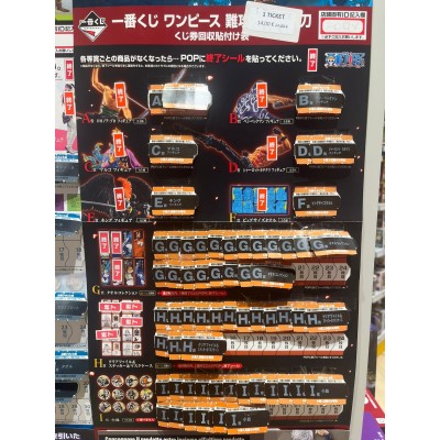 ONE PIECE Ichiban kuji - Best of the buddy (1 TICKET)