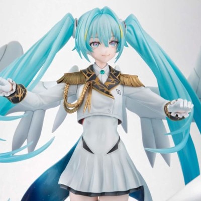MOBILE SUIT GUNDAM X HATSUNE MIKU - Hatsune Miku x Wing Gundam Zero EW 45th Anniversary Lucrea MegaHouse PVC Figure 27 cm