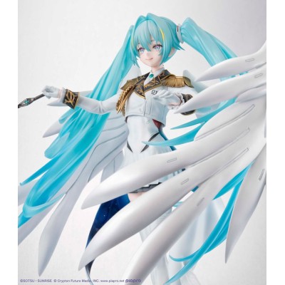 MOBILE SUIT GUNDAM X HATSUNE MIKU - Hatsune Miku x Wing Gundam Zero EW 45th Anniversary Lucrea MegaHouse PVC Figure 27 cm