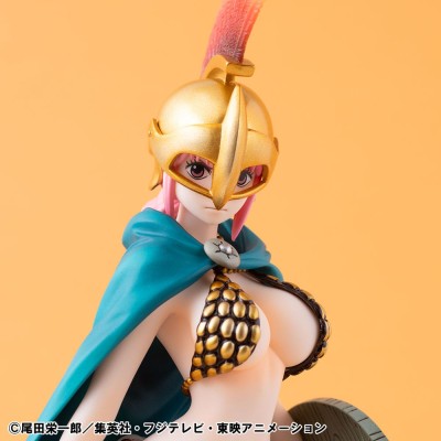ONE PIECE - Gladiator Rebecca Sailing Again Super Limited Reprint Ver. P.O.P MegaHouse PVC Figure 22 cm