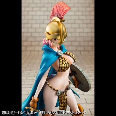ONE PIECE - Gladiator Rebecca Sailing Again Super Limited Reprint Ver. P.O.P MegaHouse PVC Figure 22 cm