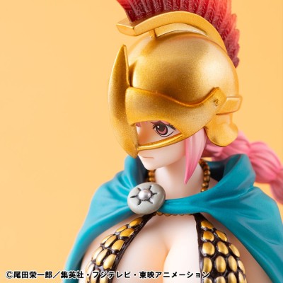 ONE PIECE - Gladiator Rebecca Sailing Again Super Limited Reprint Ver. P.O.P MegaHouse PVC Figure 22 cm