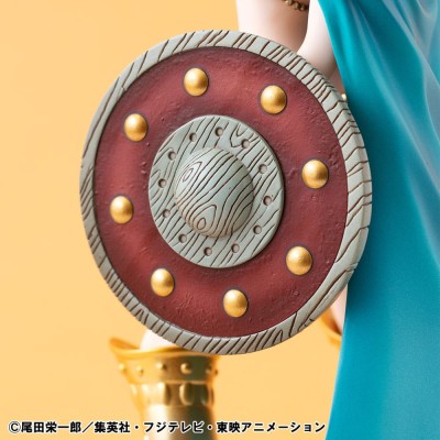 ONE PIECE - Gladiator Rebecca Sailing Again Super Limited Reprint Ver. P.O.P MegaHouse PVC Figure 22 cm