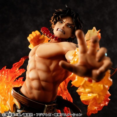 ONE PIECE - Portgas D. Ace 15th Anniversary Super Limited Reprint Ver. P.O.P NEO-Maximum MegaHouse PVC Figure 23 cm