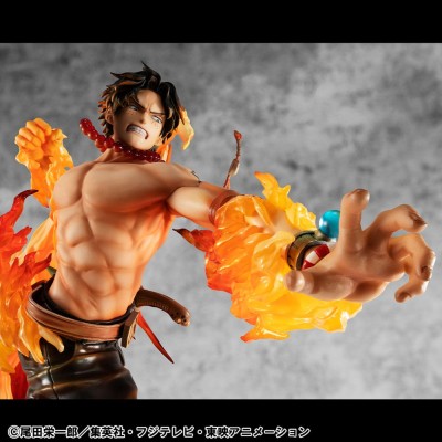 ONE PIECE - Portgas D. Ace 15th Anniversary Super Limited Reprint Ver. P.O.P NEO-Maximum MegaHouse PVC Figure 23 cm