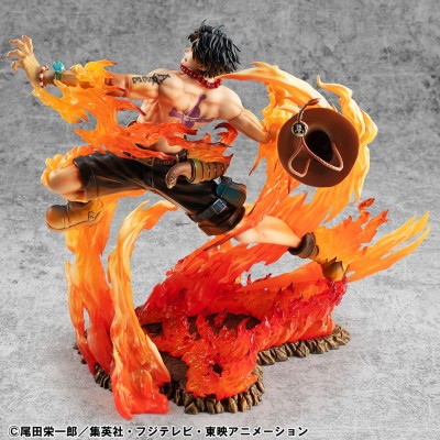 ONE PIECE - Portgas D. Ace 15th Anniversary Super Limited Reprint Ver. P.O.P NEO-Maximum MegaHouse PVC Figure 23 cm