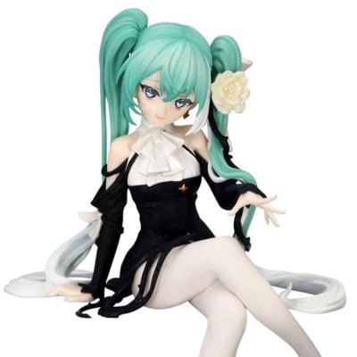 HATSUNE MIKU – Flower Fairy White Rose Noodle Stopper Furyu PVC Figure 14 cm