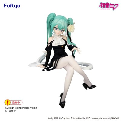 HATSUNE MIKU – Flower Fairy White Rose Noodle Stopper Furyu PVC Figure 14 cm