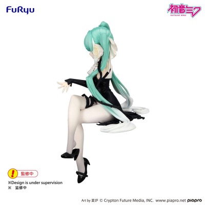 HATSUNE MIKU – Flower Fairy White Rose Noodle Stopper Furyu PVC Figure 14 cm
