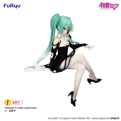 HATSUNE MIKU – Flower Fairy White Rose Noodle Stopper Furyu PVC Figure 14 cm