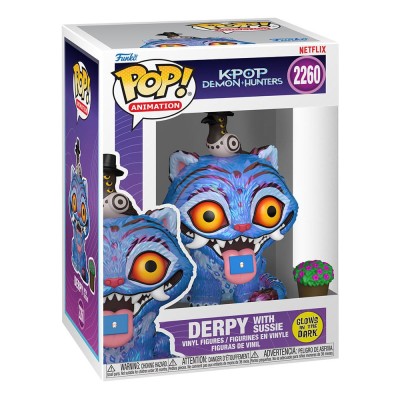KPOP DEMON HUNTERS - Tiger w/Bird Derpy with Sussie GITD Funko Pop 2260