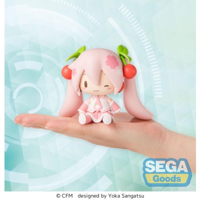 CHARACTER VOCAL SERIES 01: HATSUNE MIKU – Sakura Miku Fuwa Petit Sega Chibi Figure 8 cm