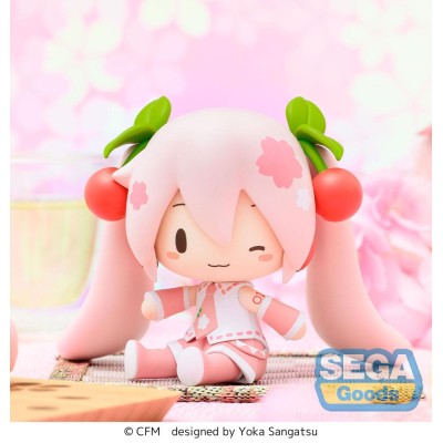 CHARACTER VOCAL SERIES 01: HATSUNE MIKU – Sakura Miku Fuwa Petit Sega Chibi Figure 8 cm