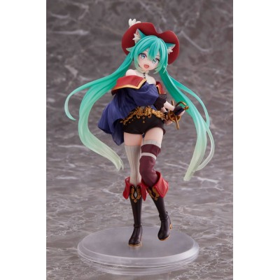 HATSUNE MIKU - Hatsune Miku Puss in Boots Wonderland Taito PVC Figure 18 cm
