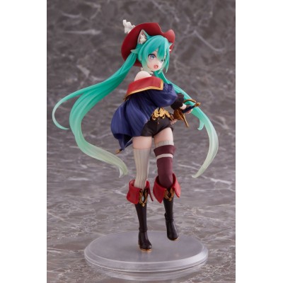 HATSUNE MIKU - Hatsune Miku Puss in Boots Wonderland Taito PVC Figure 18 cm