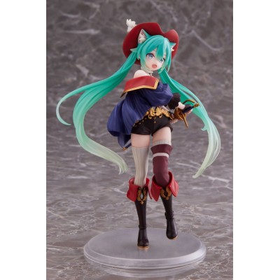 HATSUNE MIKU - Hatsune Miku Puss in Boots Wonderland Taito PVC Figure 18 cm