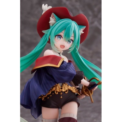HATSUNE MIKU - Hatsune Miku Puss in Boots Wonderland Taito PVC Figure 18 cm