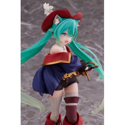 HATSUNE MIKU - Hatsune Miku Puss in Boots Wonderland Taito PVC Figure 18 cm