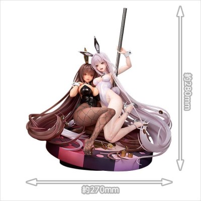 GODDESS OF VICTORY: NIKKE - Noir & Blanc Bunny X 777 Ver. 1/7 Alter PVC Figure 28 cm