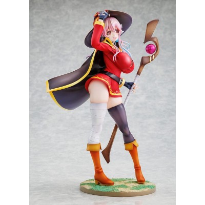 SUPER SONICO X KONOSUBA - Super Sonico Megumin Collaboration Ver. 1/7 Kadokawa PVC Figure 25 cm