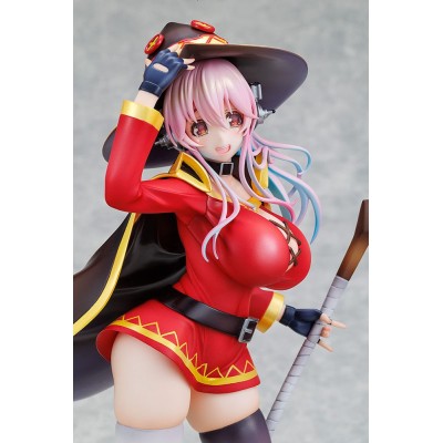 SUPER SONICO X KONOSUBA - Super Sonico Megumin Collaboration Ver. 1/7 Kadokawa PVC Figure 25 cm