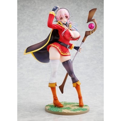 SUPER SONICO X KONOSUBA - Super Sonico Megumin Collaboration Ver. 1/7 Kadokawa PVC Figure 25 cm
