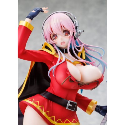 SUPER SONICO X KONOSUBA - Super Sonico Megumin Collaboration Ver. 1/7 Kadokawa PVC Figure 25 cm