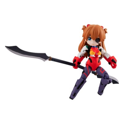 EVANGELION - Shikinami Asuka Langley & Evangelion 2 Desktop Army Figures Megahouse PVC Figure 8-15 cm