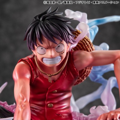 ONE PIECE - Monkey D. Luffy Gear 2 Limited Edition P.O.P. Megahouse PVC Figure 19 cm