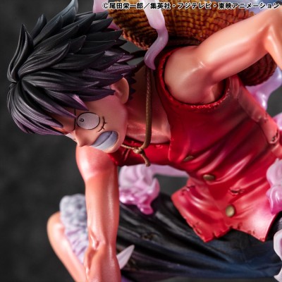 ONE PIECE - Monkey D. Luffy Gear 2 Limited Edition P.O.P. Megahouse PVC Figure 19 cm