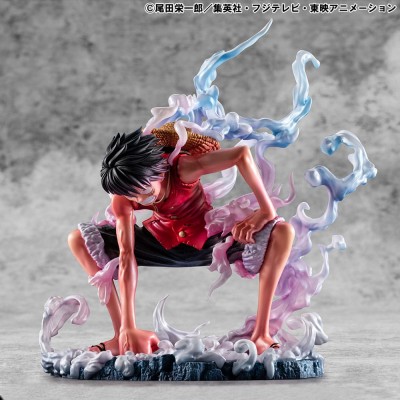 ONE PIECE - Monkey D. Luffy Gear 2 Limited Edition P.O.P. Megahouse PVC Figure 19 cm