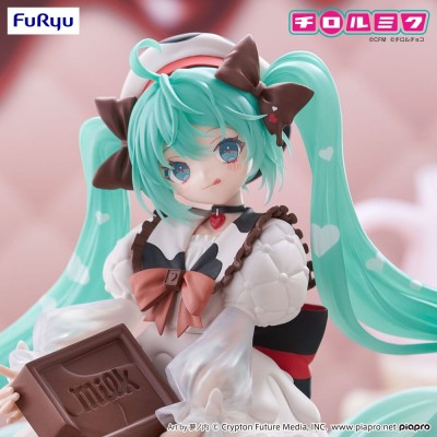 HATSUNE MIKU X TIROL CHOCO - Hatsune Miku Milk Ver. Trio-Try-iT Furyu PVC Figure 18 cm