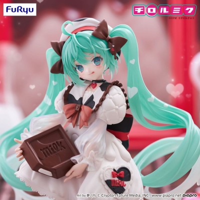 HATSUNE MIKU X TIROL CHOCO - Hatsune Miku Milk Ver. Trio-Try-iT Furyu PVC Figure 18 cm
