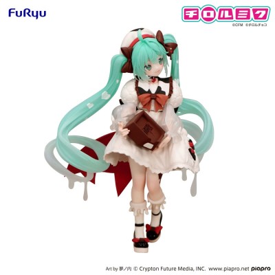 HATSUNE MIKU X TIROL CHOCO - Hatsune Miku Milk Ver. Trio-Try-iT Furyu PVC Figure 18 cm