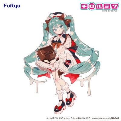 HATSUNE MIKU X TIROL CHOCO - Hatsune Miku Milk Ver. Trio-Try-iT Furyu PVC Figure 18 cm