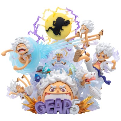 ONE PIECE - Monkey D.Luffy Gear 5 Special Diorama S.H. Figuarts World Collectable Figure Premium Bandai 21 cm