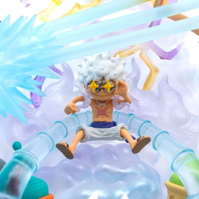 ONE PIECE - Monkey D.Luffy Gear 5 Special Diorama S.H. Figuarts World Collectable Figure Premium Bandai 21 cm