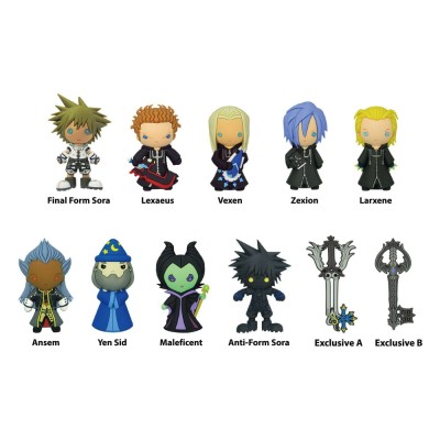 KINGDOM HEARTS - PVC Bag Clip Series 2 (1 clip casuale)