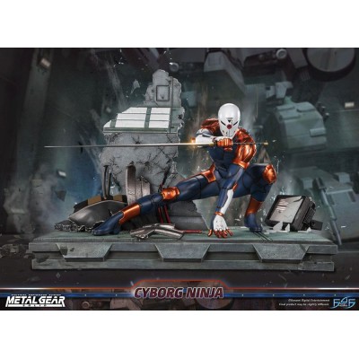 METAL GEAR SOLID - Cyborg Ninja Gray Fox Statue First 4 Figures PVC Figure 41 cm