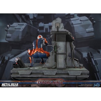 METAL GEAR SOLID - Cyborg Ninja Gray Fox Statue First 4 Figures PVC Figure 41 cm