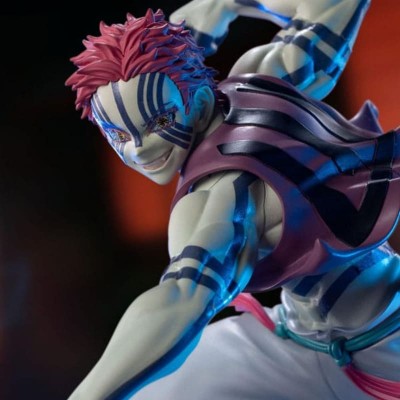 DEMON SLAYER: KIMETSU NO YAIBA - Akaza Xross Link Anime Sega PVC Figure 14 cm