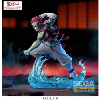 DEMON SLAYER: KIMETSU NO YAIBA - Akaza Xross Link Anime Sega PVC Figure 14 cm