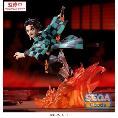 DEMON SLAYER: KIMETSU NO YAIBA - Tanjiro Kamado Xross Link Anime Sega PVC Figure 15 cm