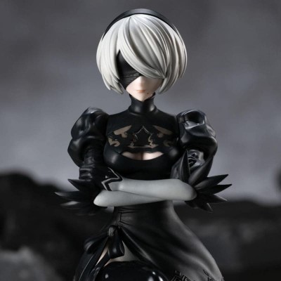 NIER:AUTOMATA VER1.1A - 2B PM Perching Sega PVC Figure 13 cm