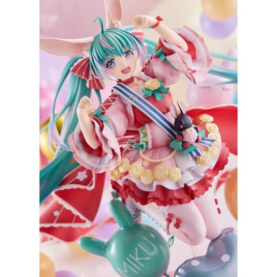 HATSUNE MIKU - Birthday 2021 Pretty Rabbit Ver. 1/7 Spiritale Square-Enix PVC Figure 21 cm
