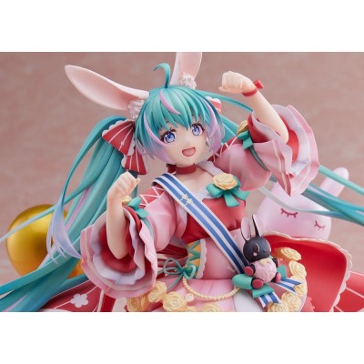 HATSUNE MIKU - Birthday 2021 Pretty Rabbit Ver. 1/7 Spiritale Square-Enix PVC Figure 21 cm