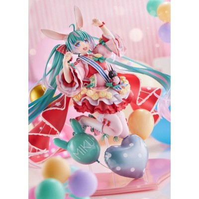HATSUNE MIKU - Birthday 2021 Pretty Rabbit Ver. 1/7 Spiritale Square-Enix PVC Figure 21 cm